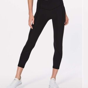 ☑️ Lululemon All The Right Places Crop II  23" Size 10